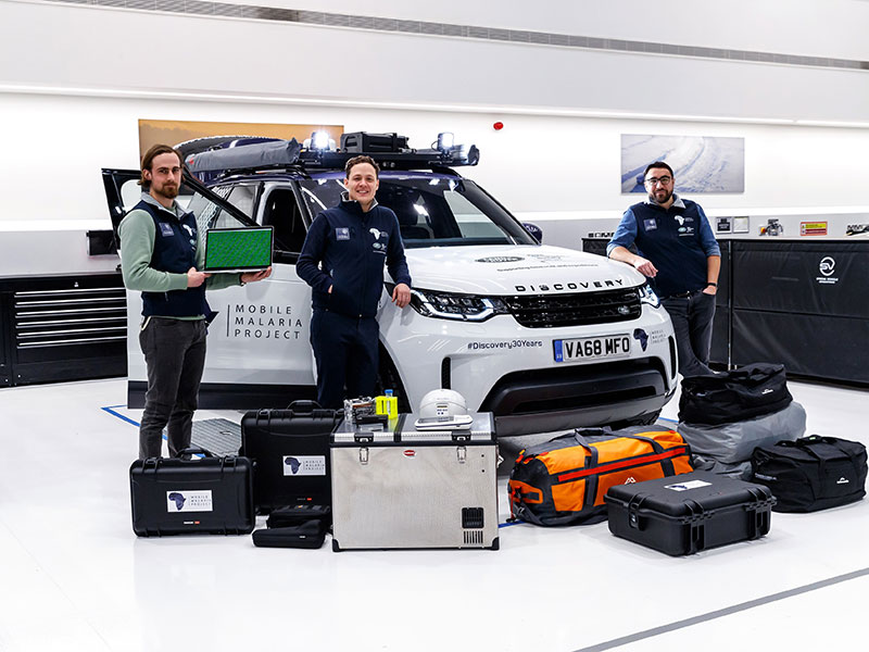 مشروع "موبايل ملاريا" يستعد لرحلته على متن سيارة ديسكڤري